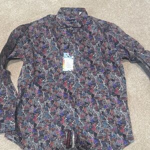 Robert Graham Ashbourne Men's Multicolor Patterned Shirt